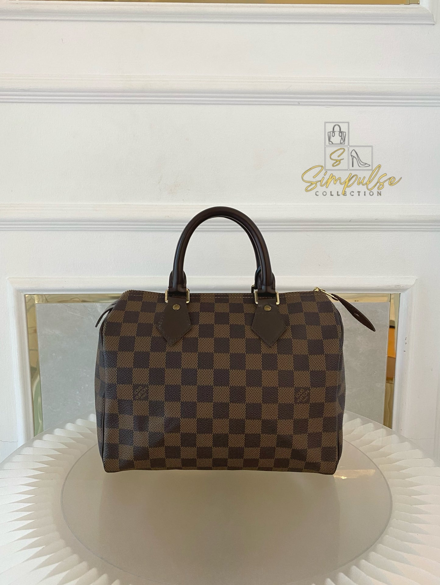 Louis Vuitton Speedy 25 in Damier Ebene