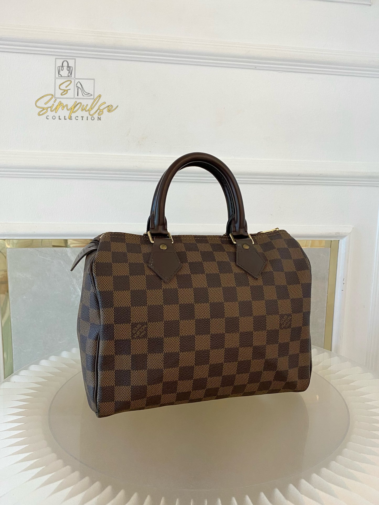 Louis Vuitton Speedy 25 in Damier Ebene