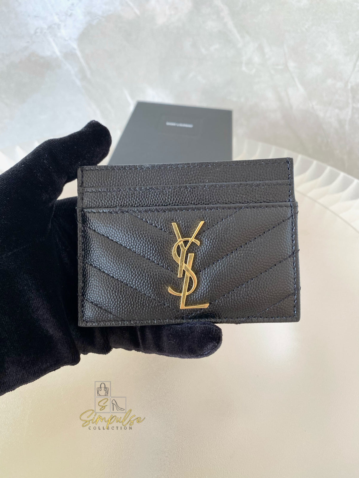 Yves Saint Laurent Cardholder Black