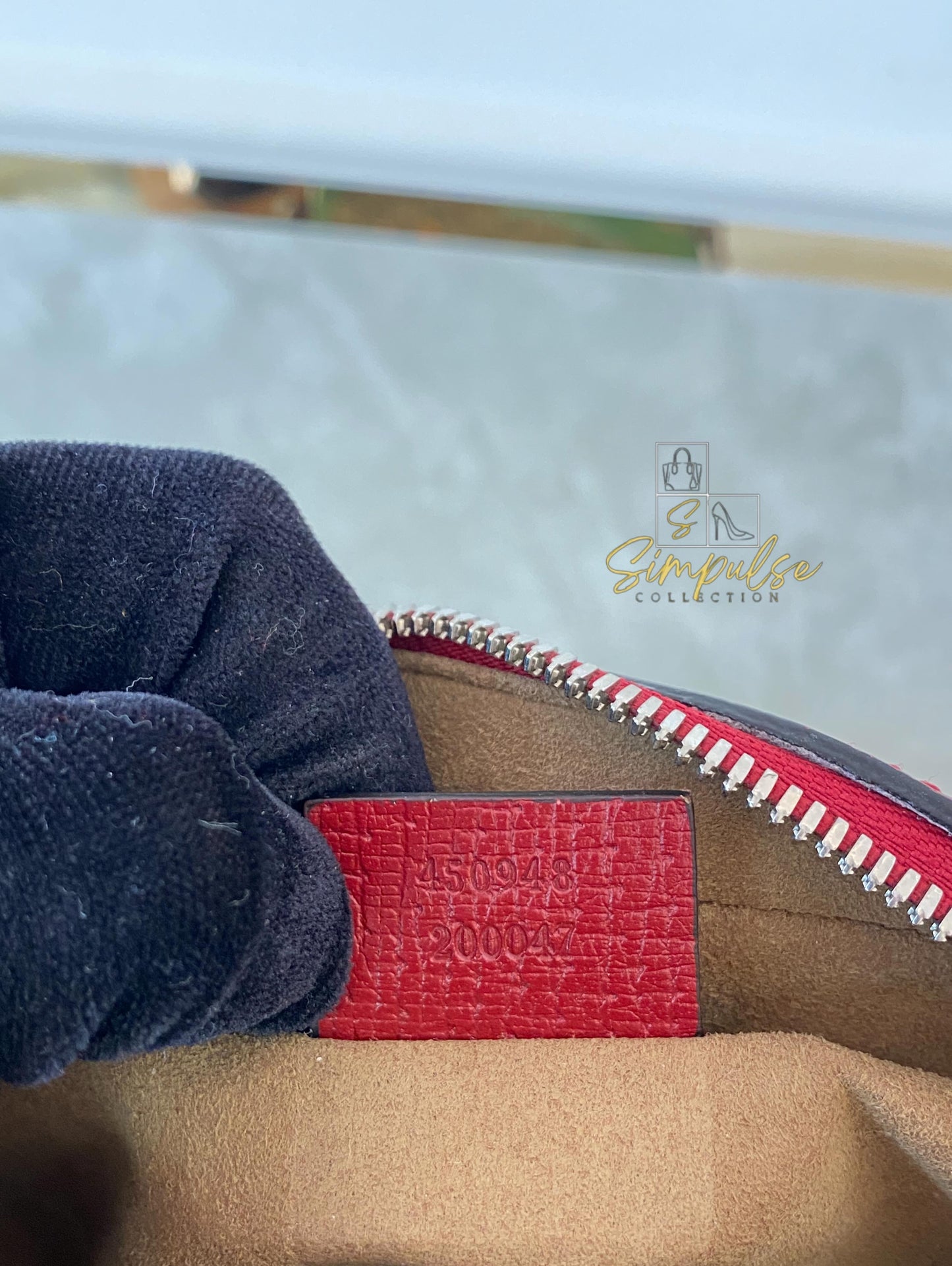 Gucci GG Supreme Monogram Tian Web Small Camera Bag