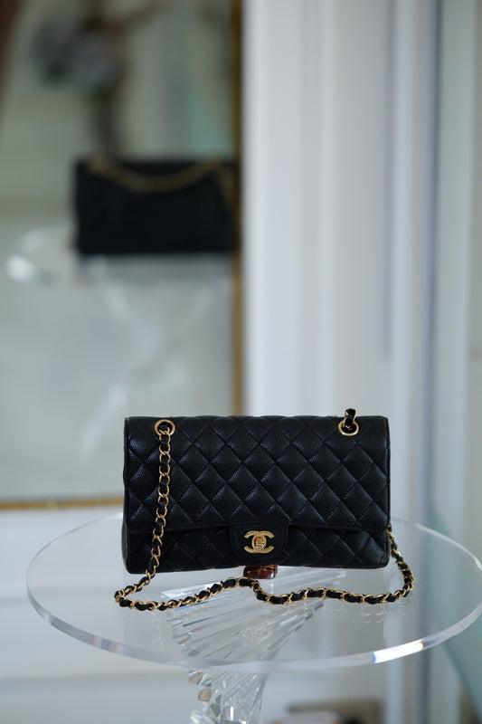 Chanel Classic Medium Double Flap Caviar GHW