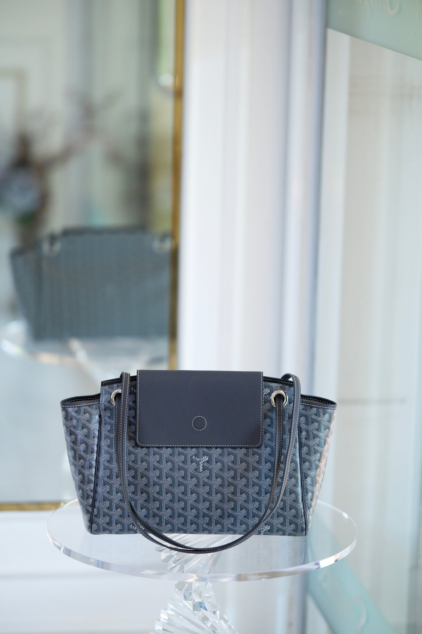 Goyard Rouette Souple Pm Gray