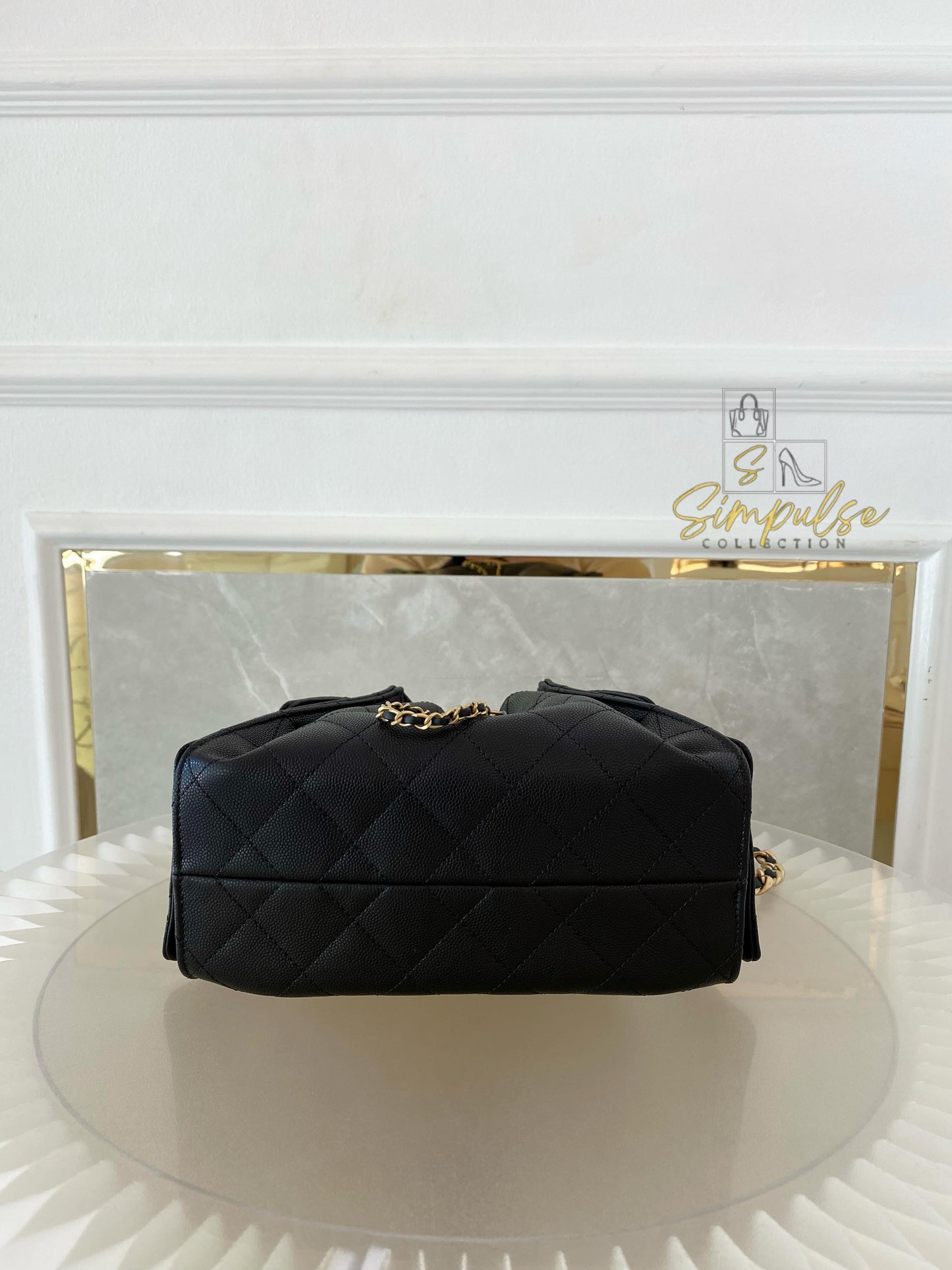 Chanel C25 Mini Black Caviar GHW