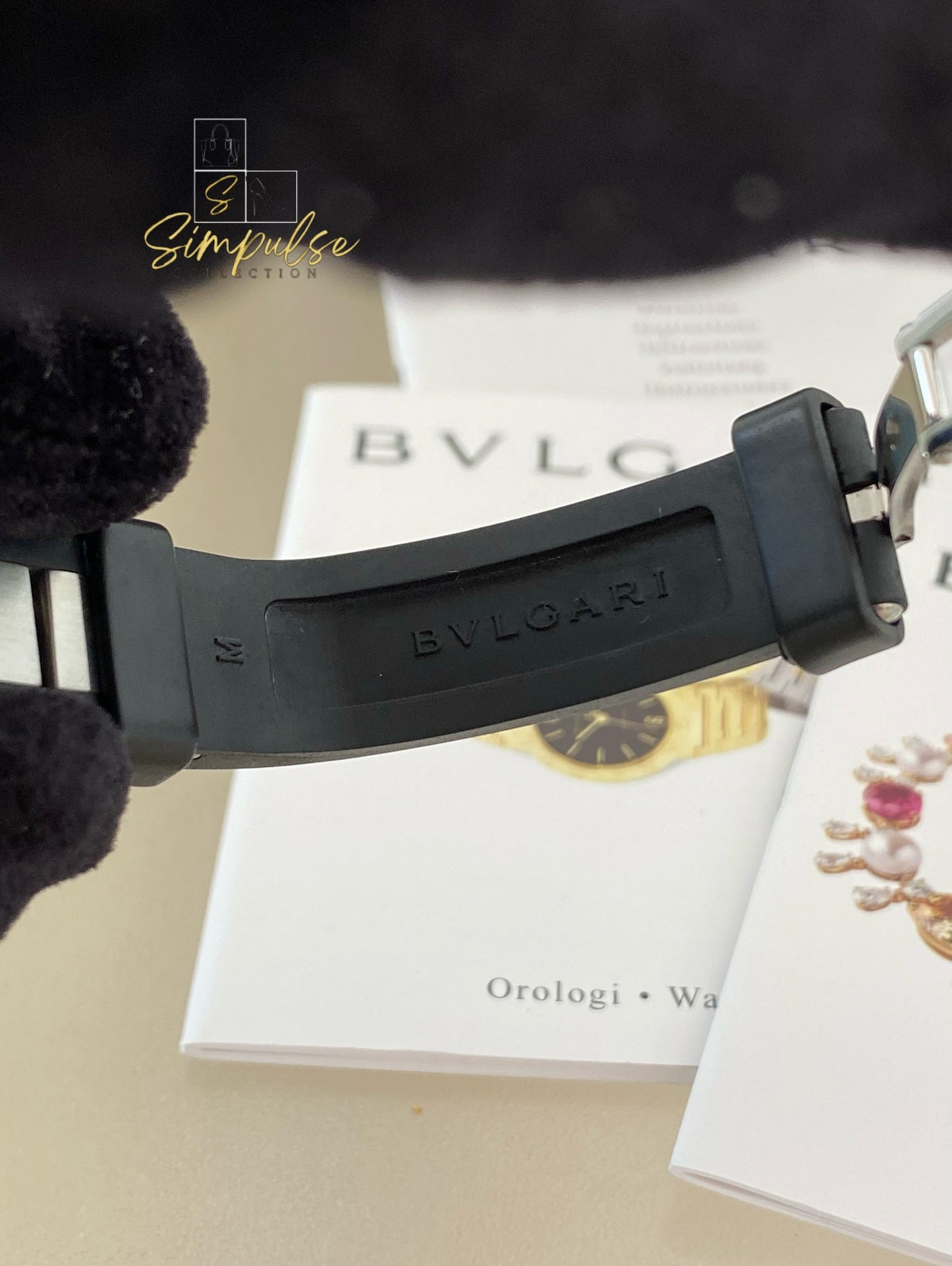 Bvlgari Rettangolo Black Dial
