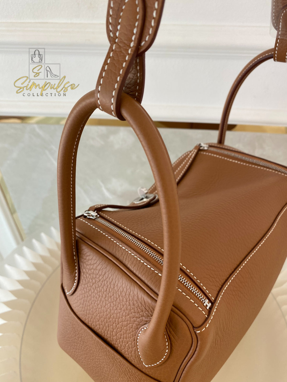 HERMES LINDY 26 CLEMENCE GOLD