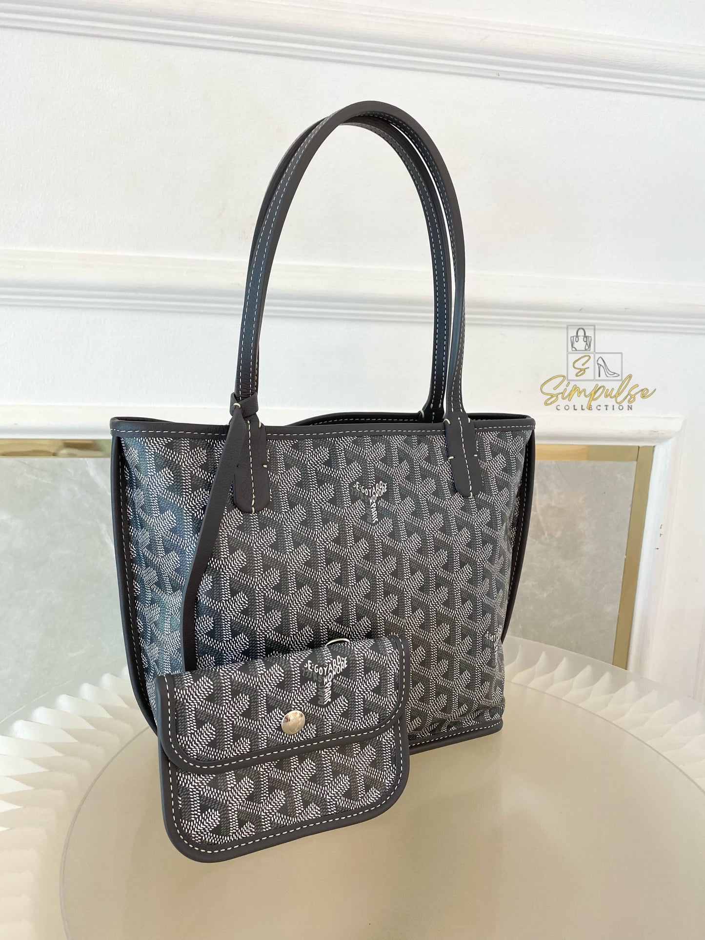 GOYARD MINI ANJOU GRAY