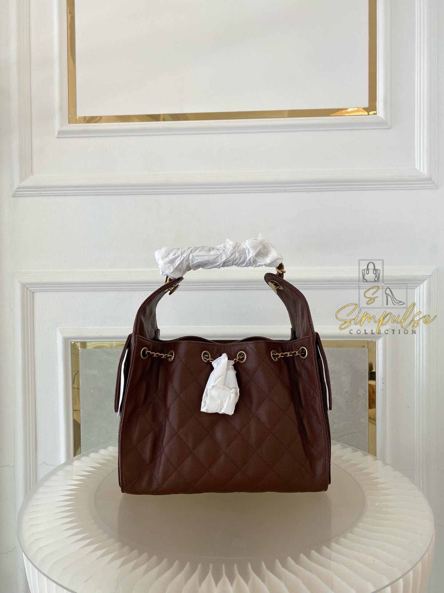 Chanel C25 Burgundy Small