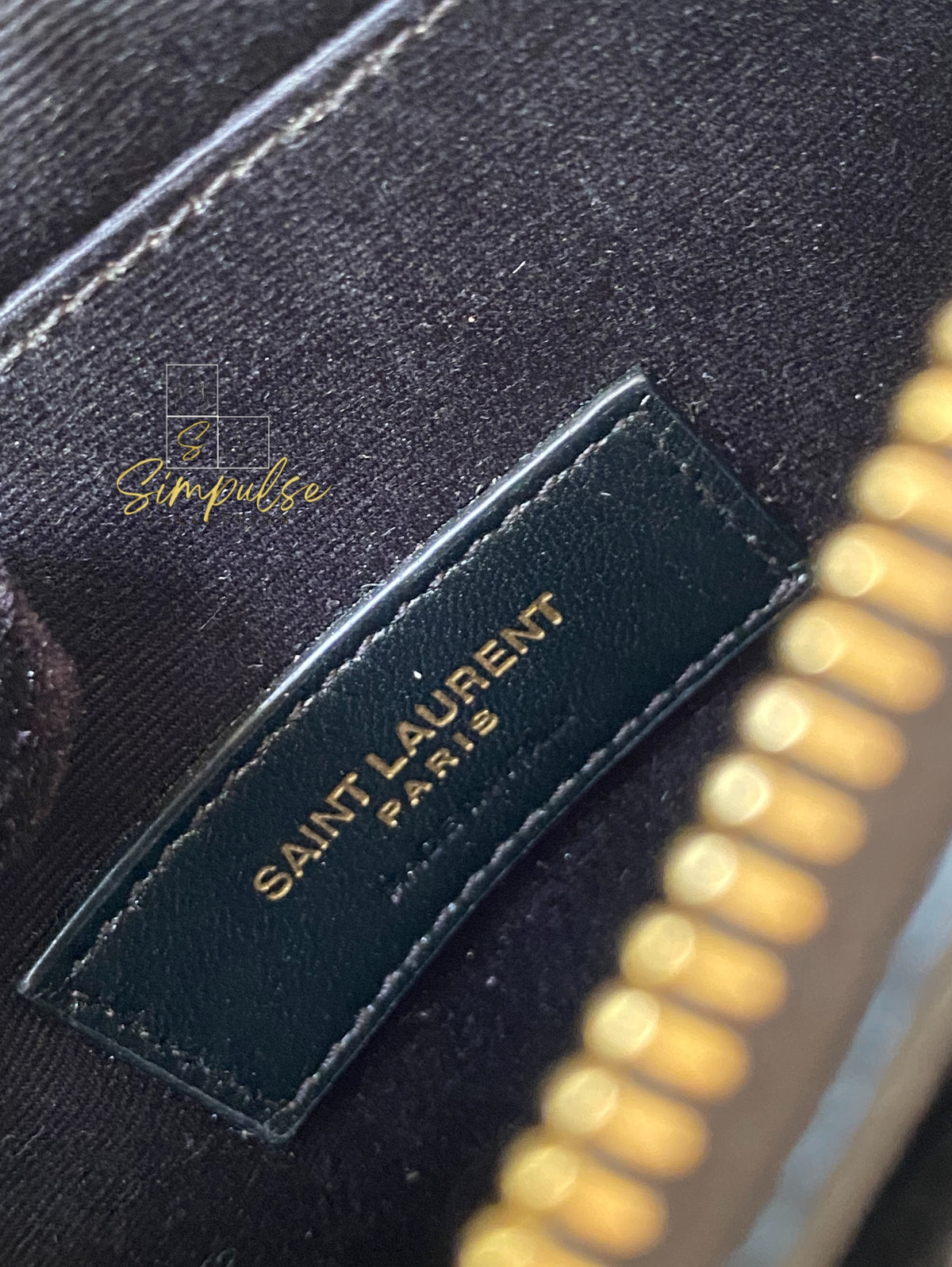 Yves Saint Laurent Cassandre Matelasse Monogram Bill Pouch