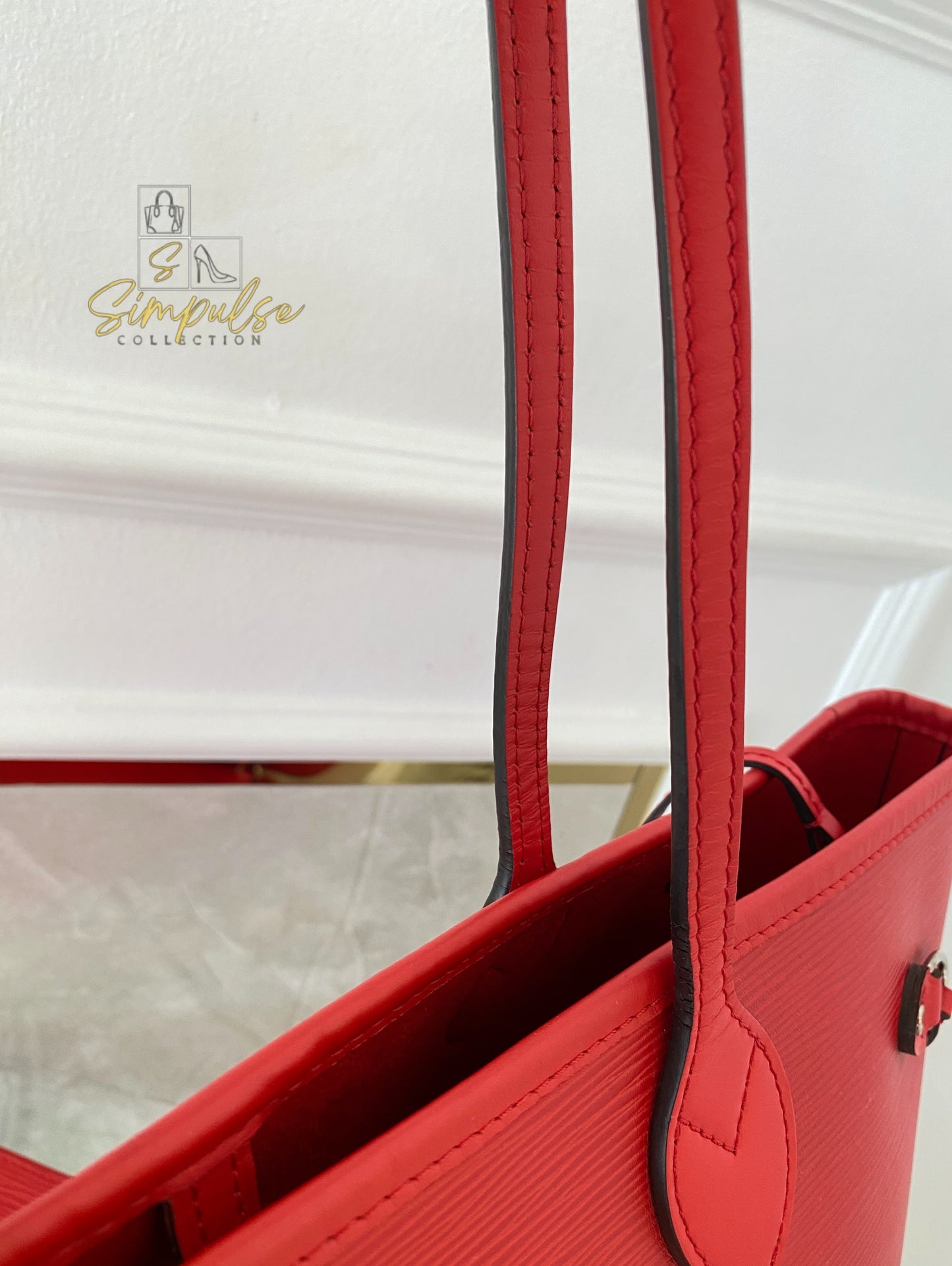 Louis Vuitton Epi Leather Neverfull Tote Bag