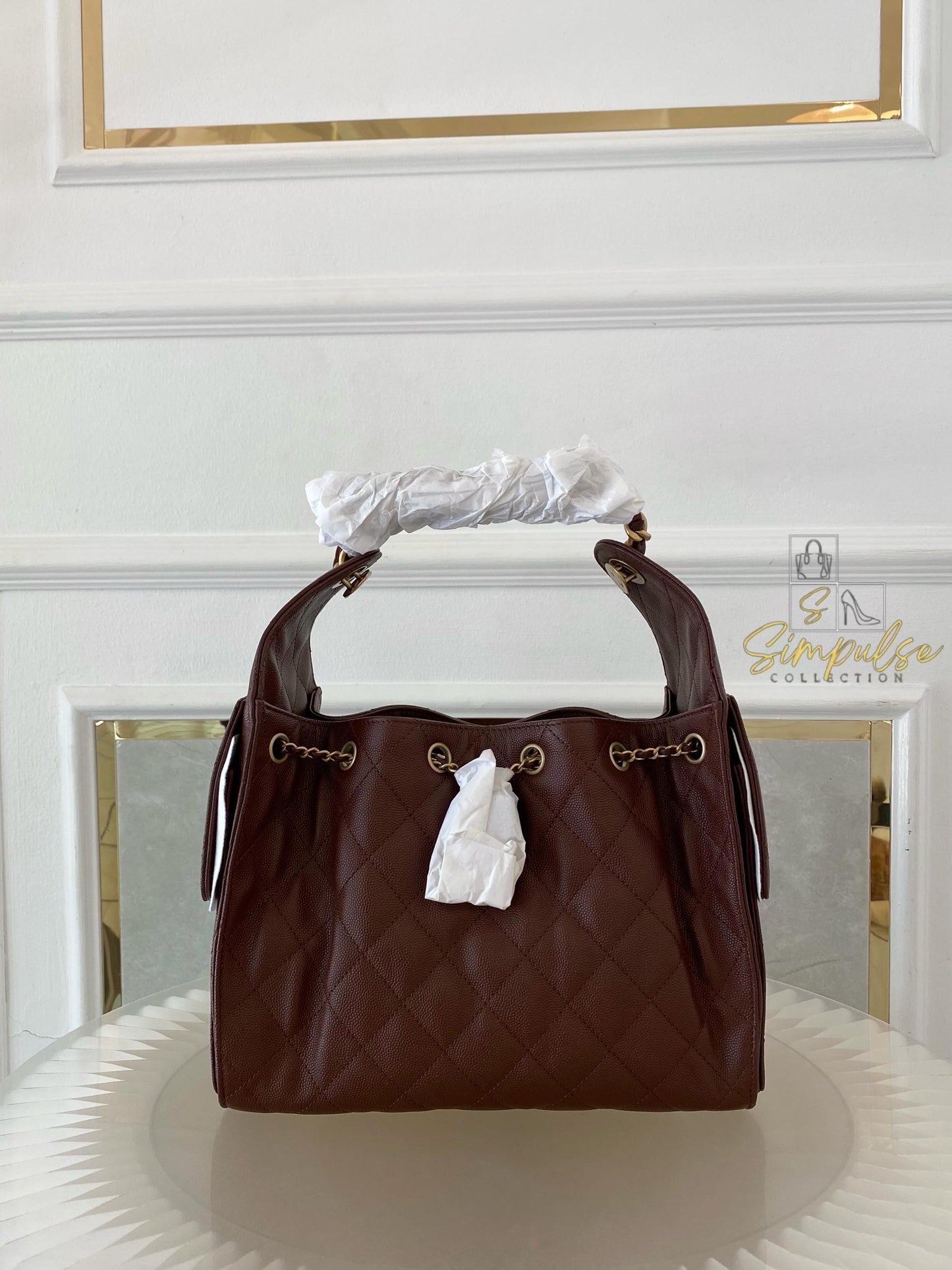 Chanel C25 Burgundy Small