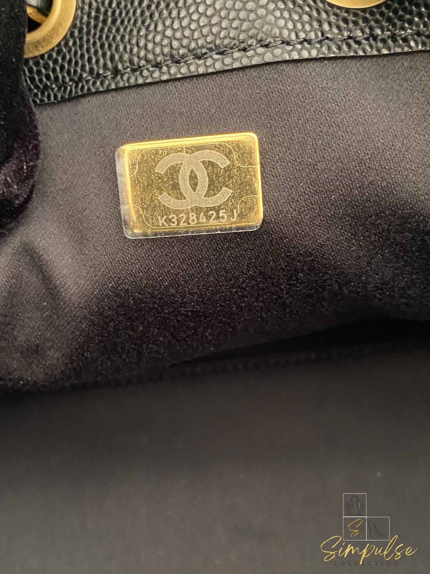 Chanel C25 Mini Black Caviar GHW