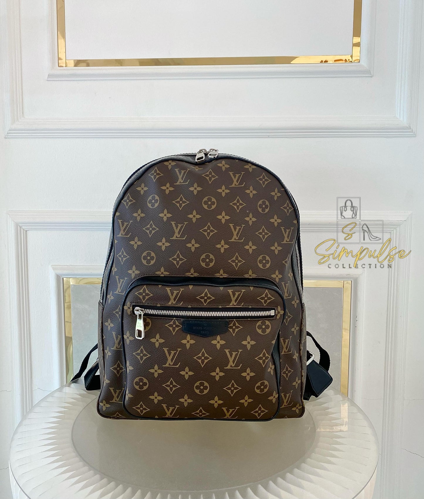 Louis Vuitton Josh Backpack Monogram Macassar