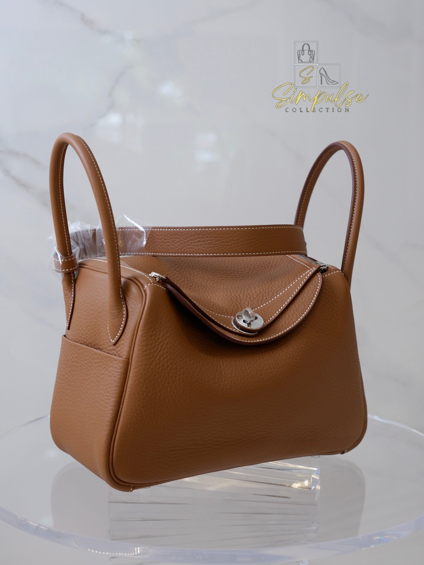 HERMES LINDY 26 CLEMENCE GOLD