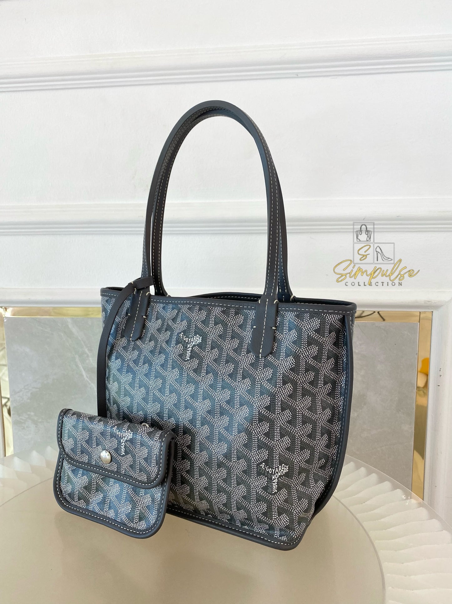 GOYARD MINI ANJOU GRAY