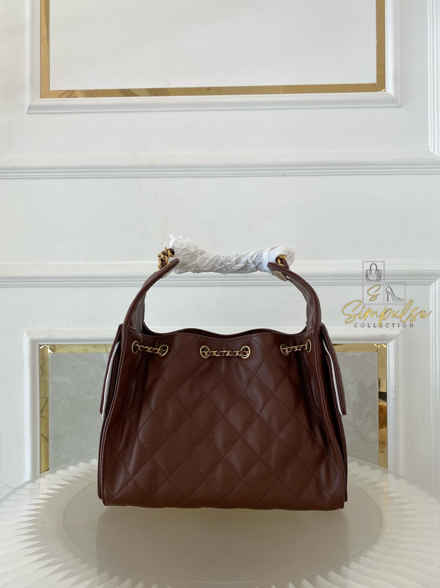 Chanel C25 Burgundy Small