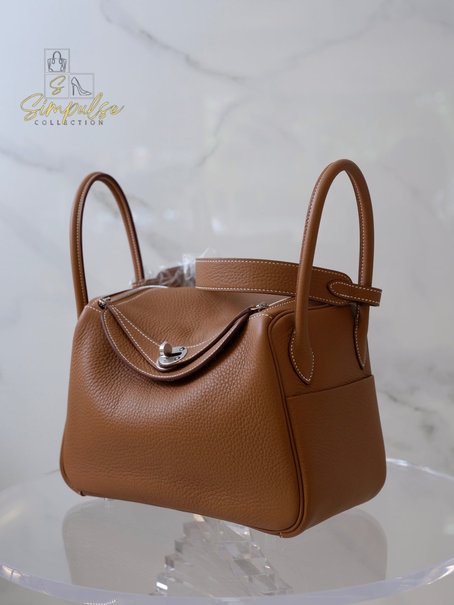 HERMES LINDY 26 CLEMENCE GOLD