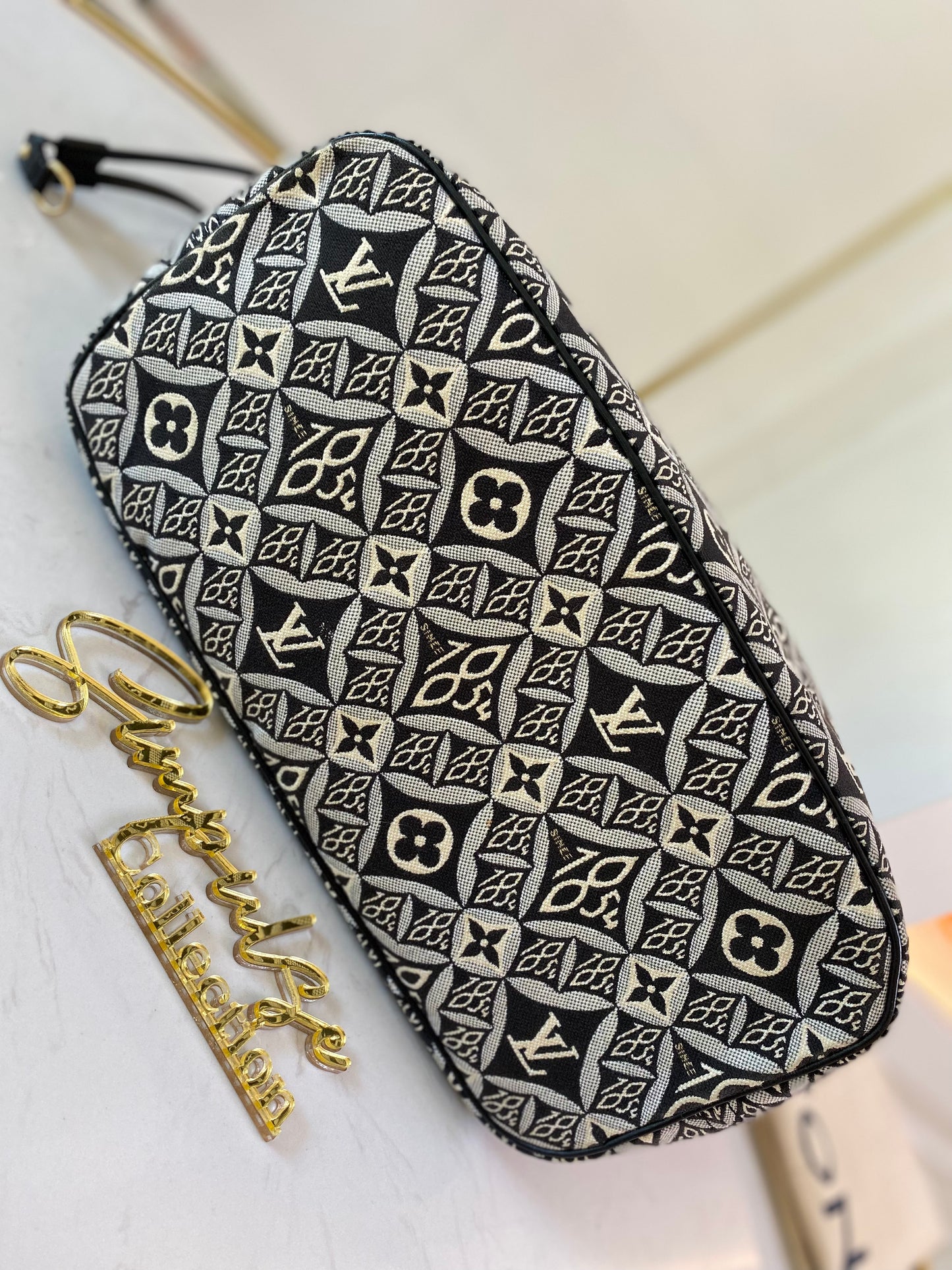 L V Jacquard Neverfull MM