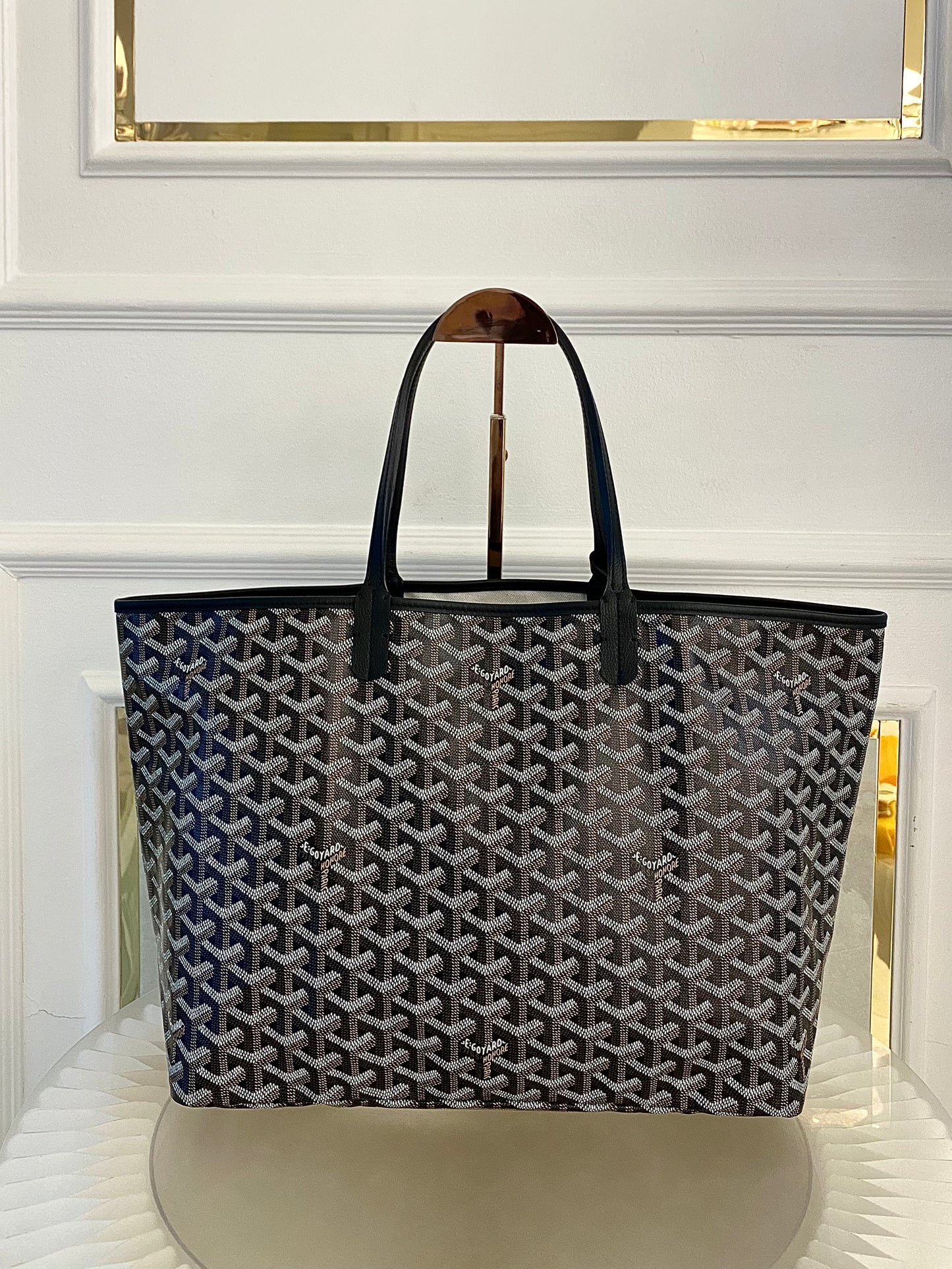 Goyard St. Louis Black in Pm Size