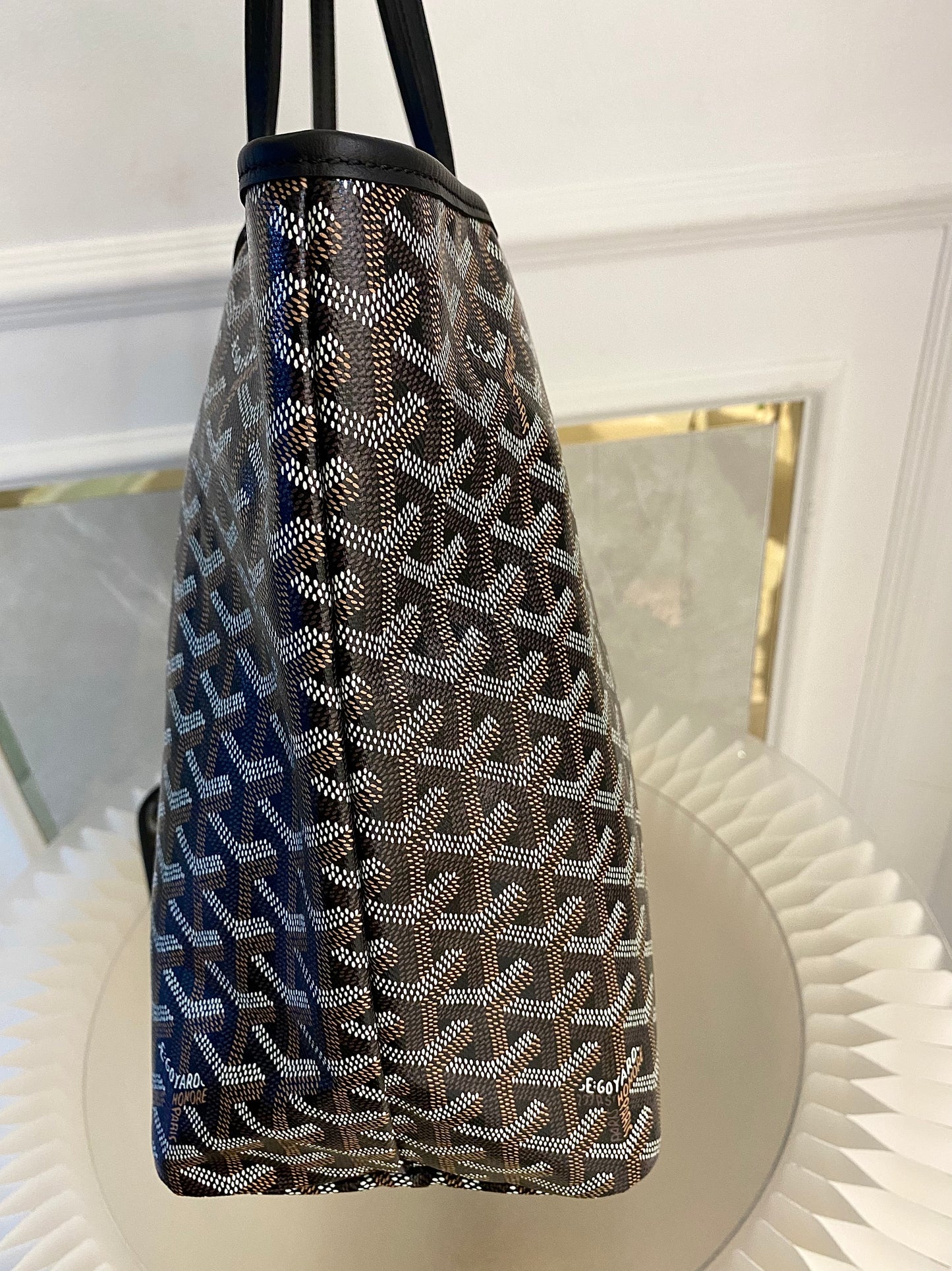 Goyard St. Louis Black in Pm Size