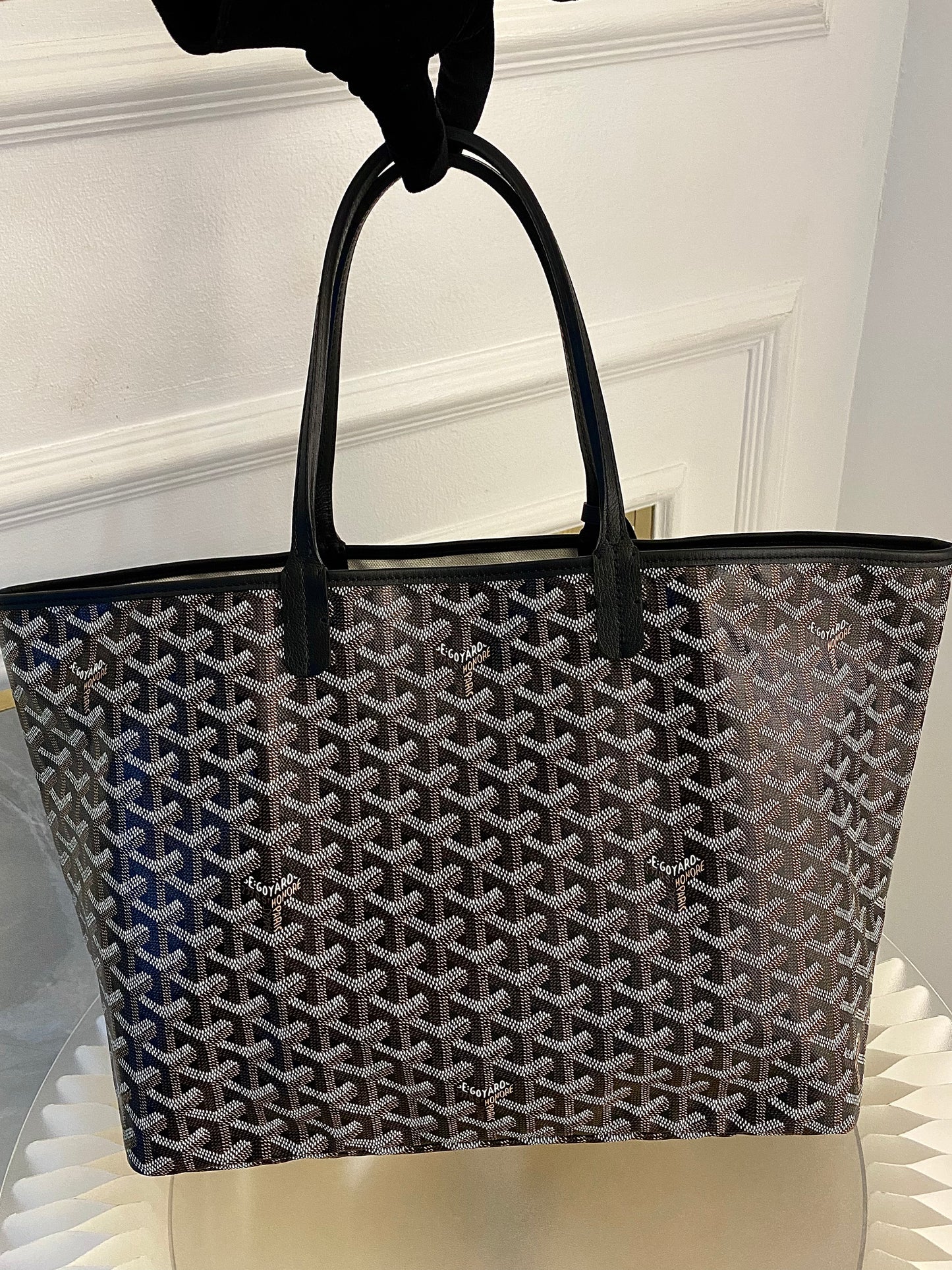 Goyard St. Louis Black in Pm Size
