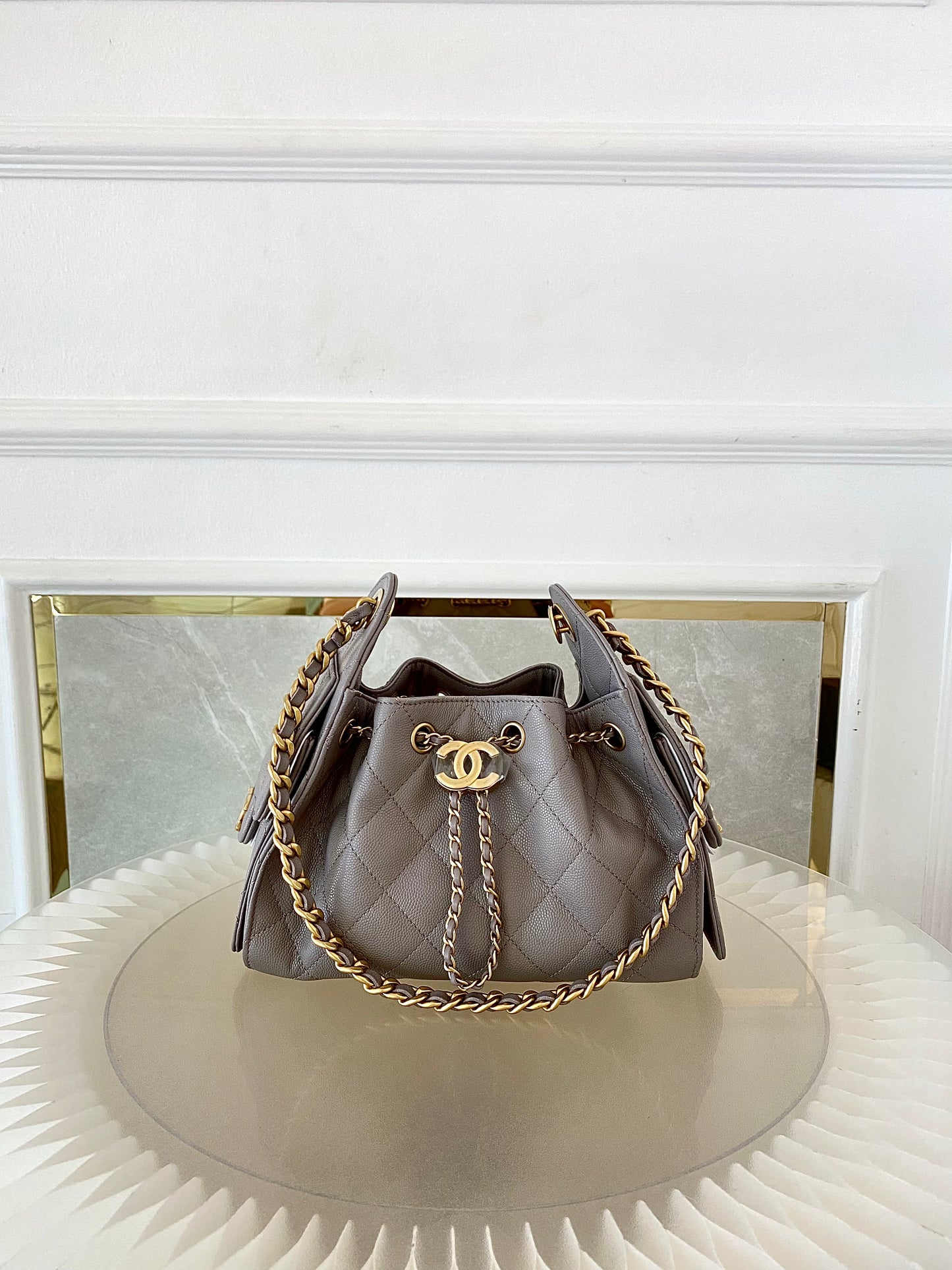 Chanel Mini C25 Grey GHW