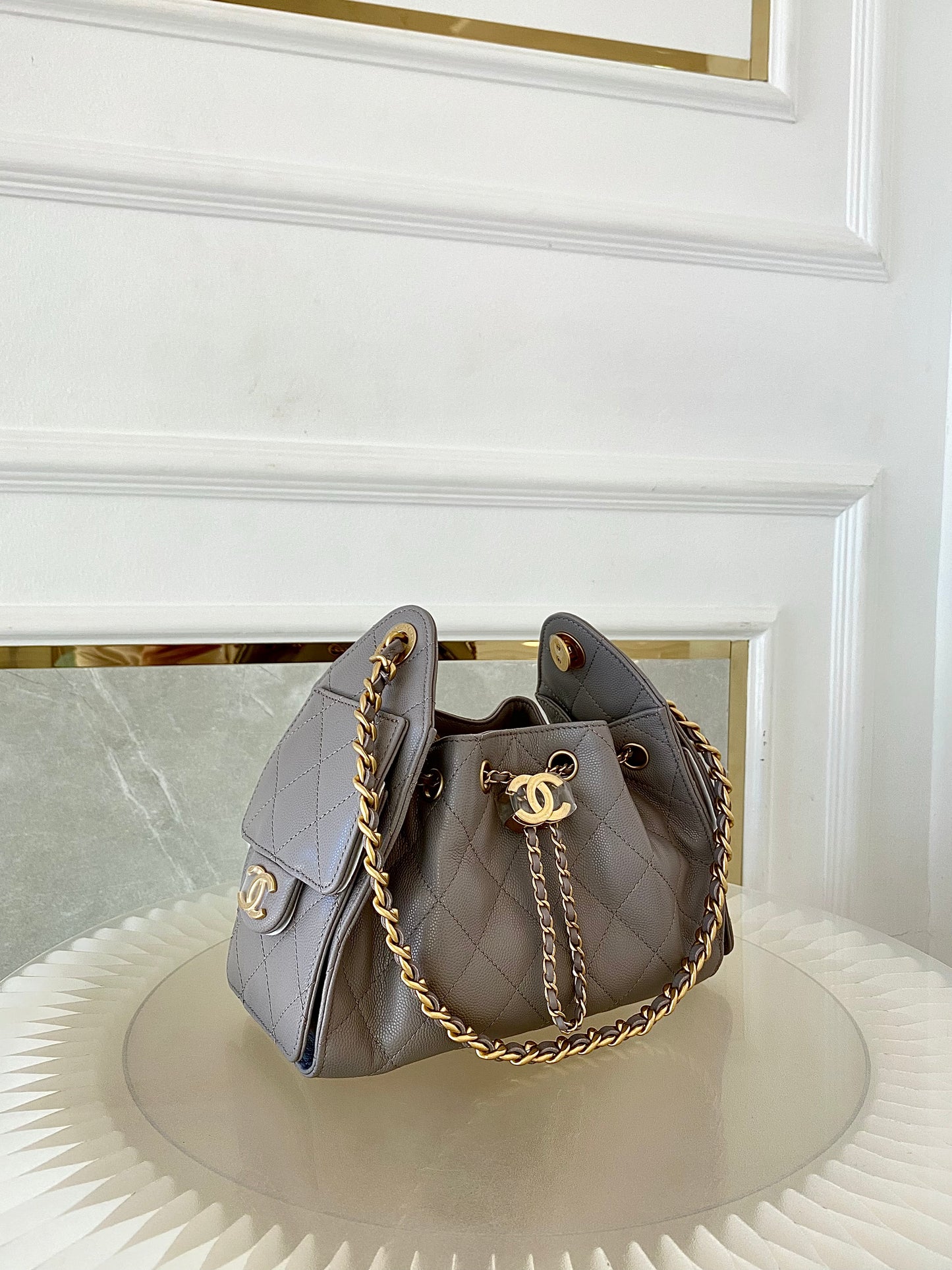 Chanel Mini C25 Grey GHW