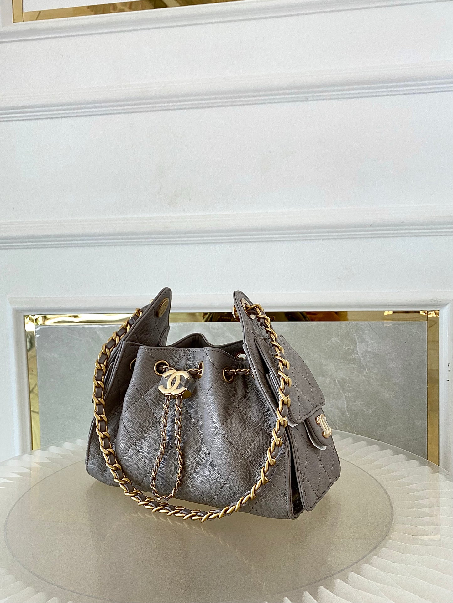 Chanel Mini C25 Grey GHW