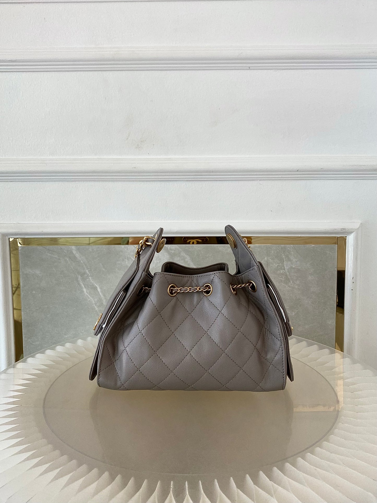 Chanel Mini C25 Grey GHW