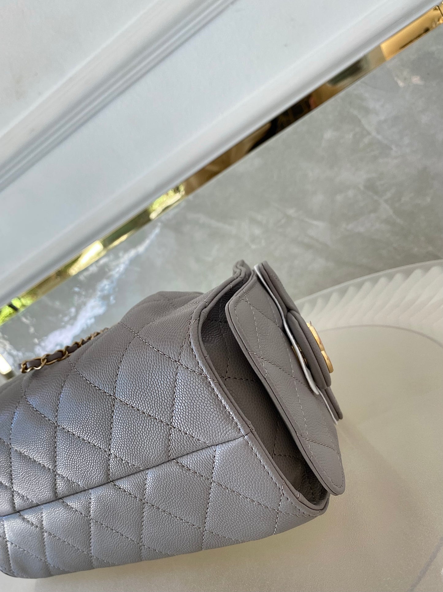 Chanel Mini C25 Grey GHW