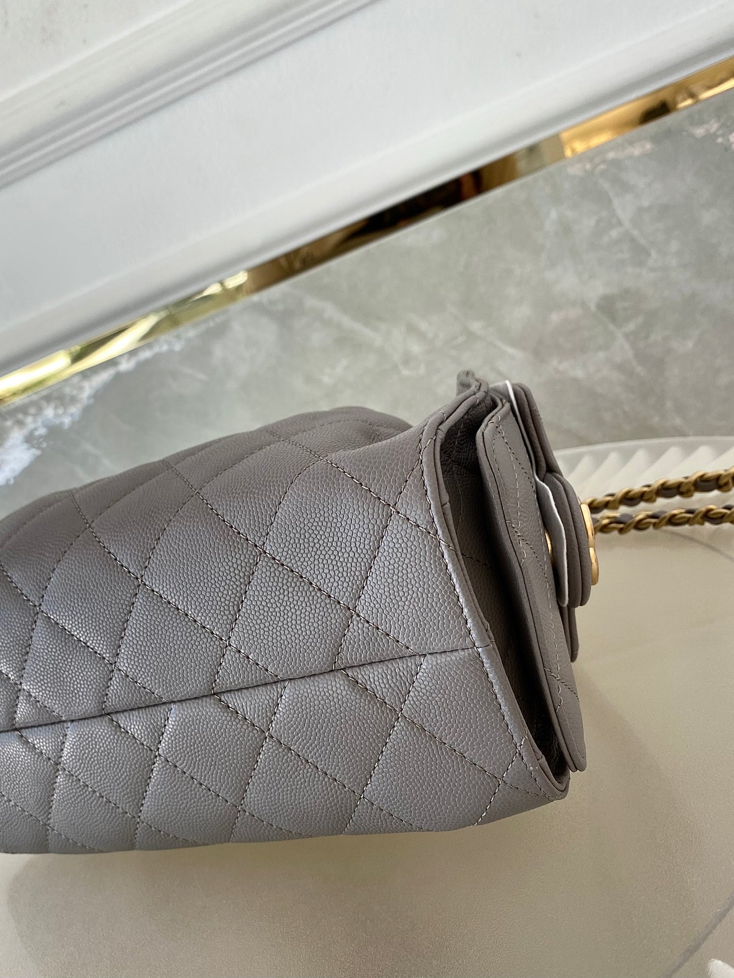 Chanel Mini C25 Grey GHW
