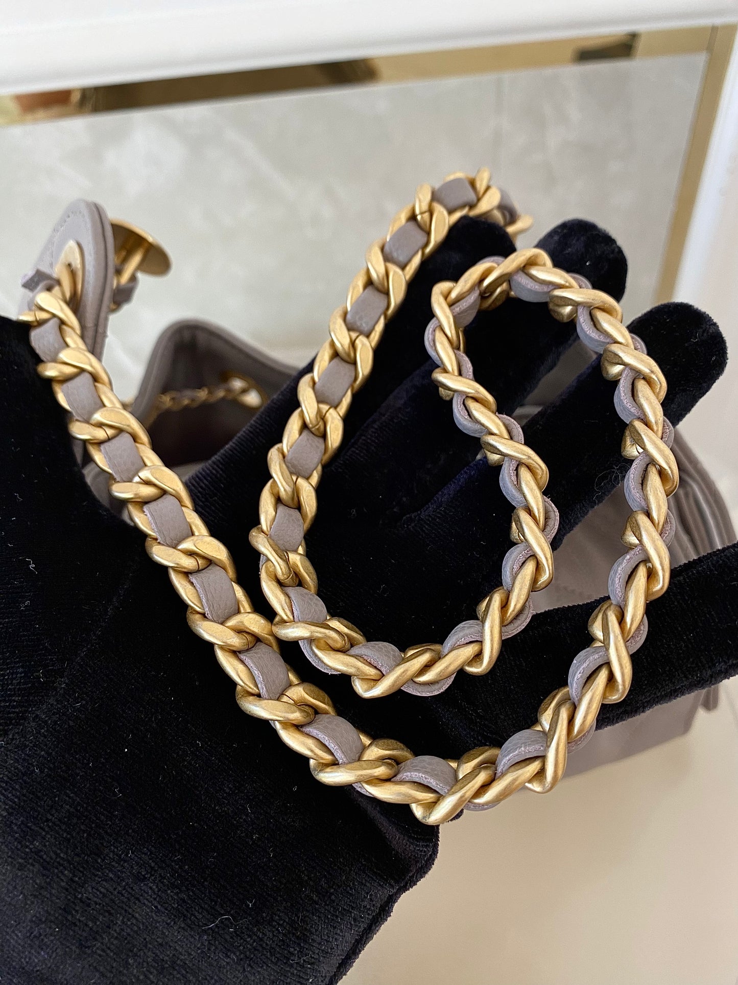 Chanel Mini C25 Grey GHW