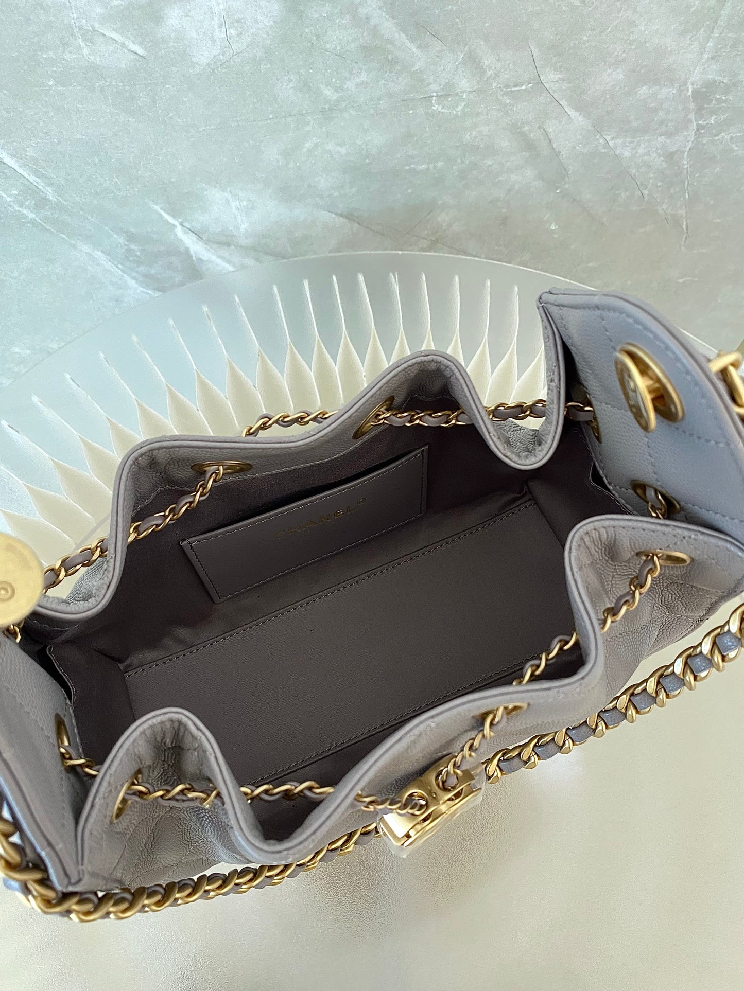 Chanel Mini C25 Grey GHW