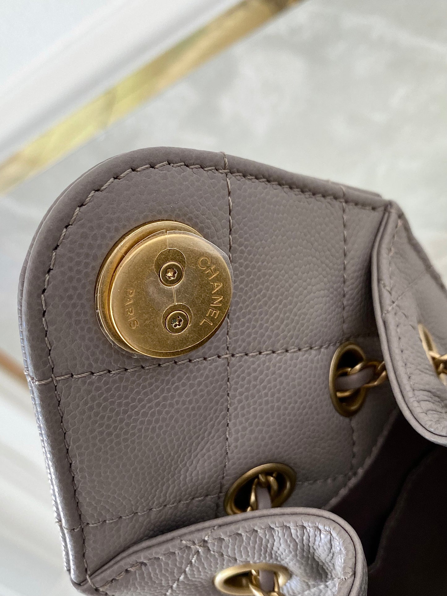 Chanel Mini C25 Grey GHW