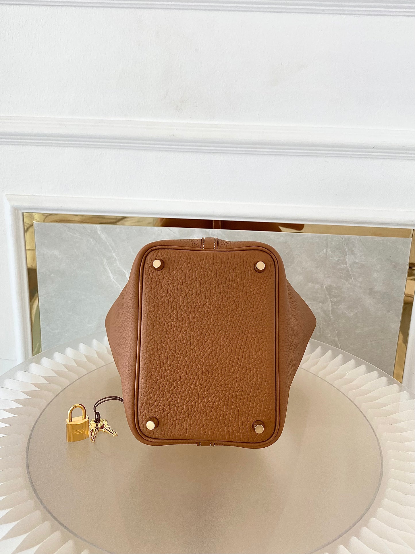 Hermes Picotin 18 Gold on Gold