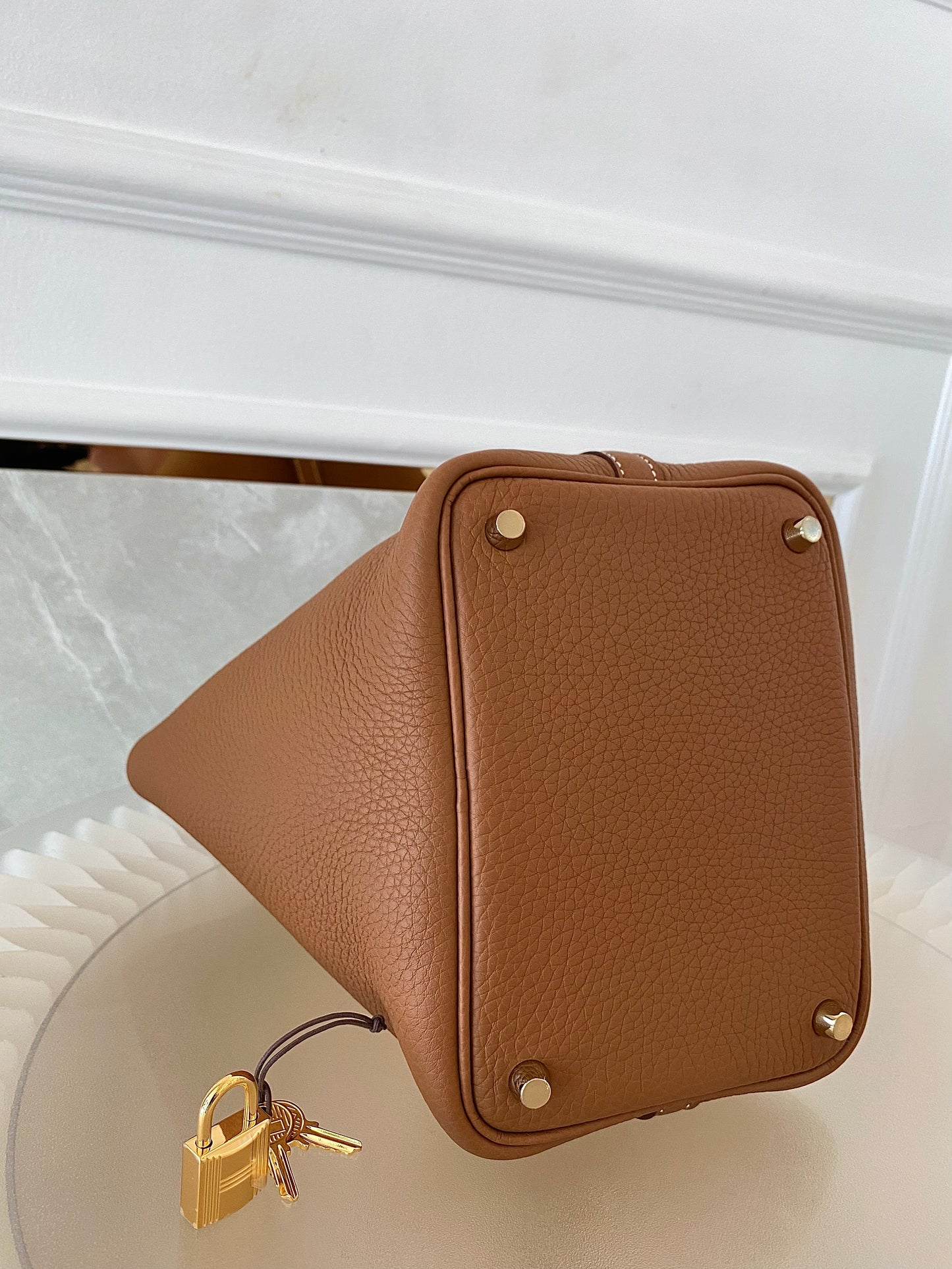 Hermes Picotin 18 Gold on Gold