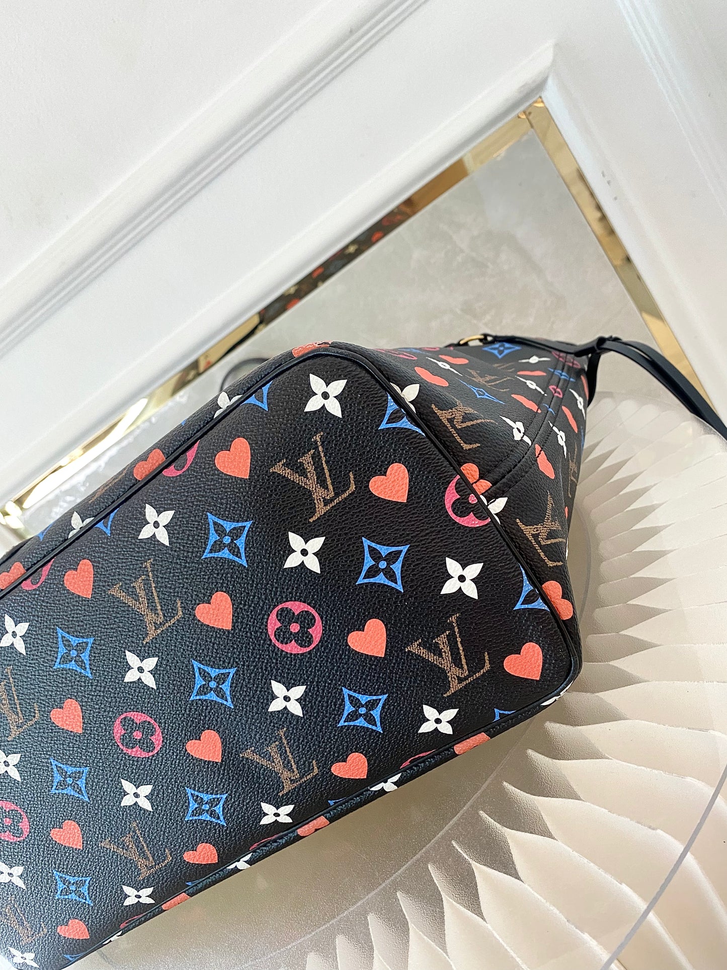 Louis Vuitton Neverfull MM Limited Edition Cruise 2021 “Game On”