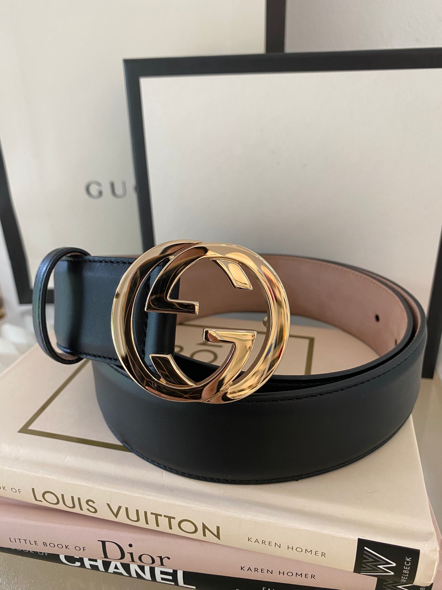 Gucci Interlocking G Buckle Belt
