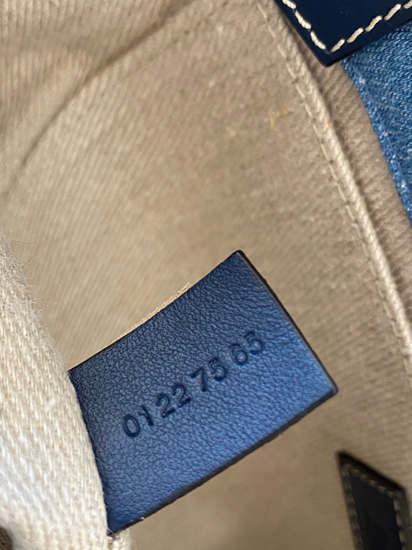 Chloe Medium Woody Denim Tote Bag