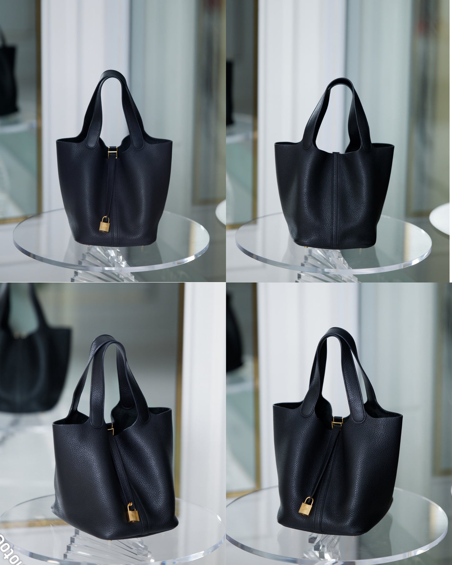 Hermes Picotin 22 Noir GHW