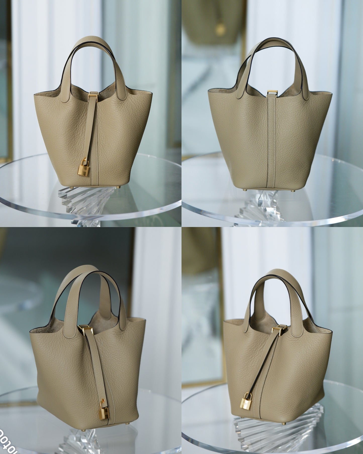 Hermes Picotin 18 Trench GHW