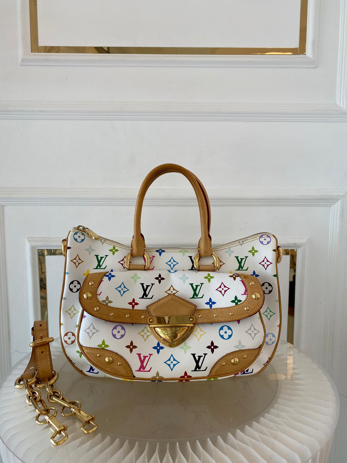 LOUIS VUITTON Monogram Multicolor Rita Bag