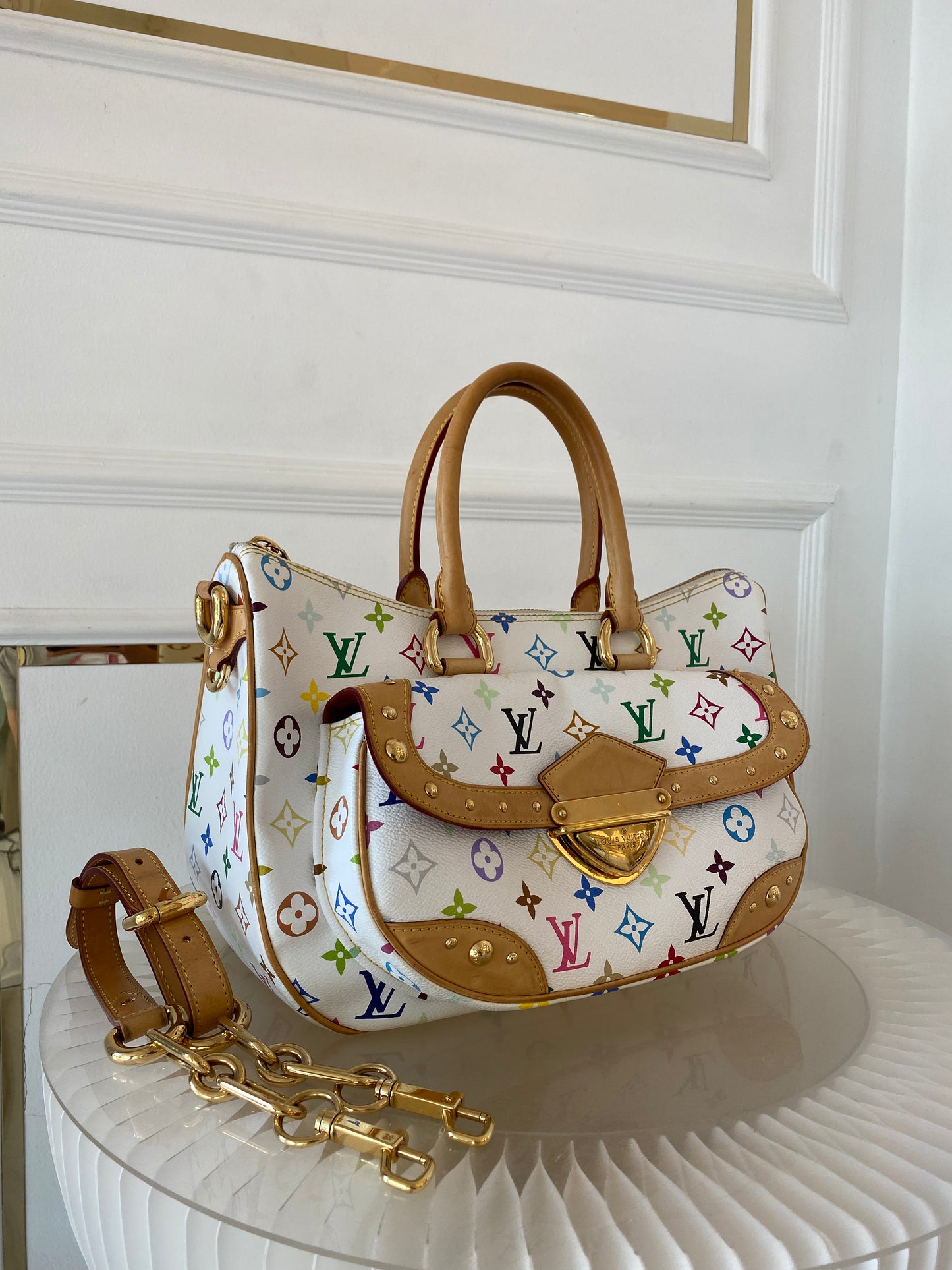 LOUIS VUITTON Monogram Multicolor Rita Bag