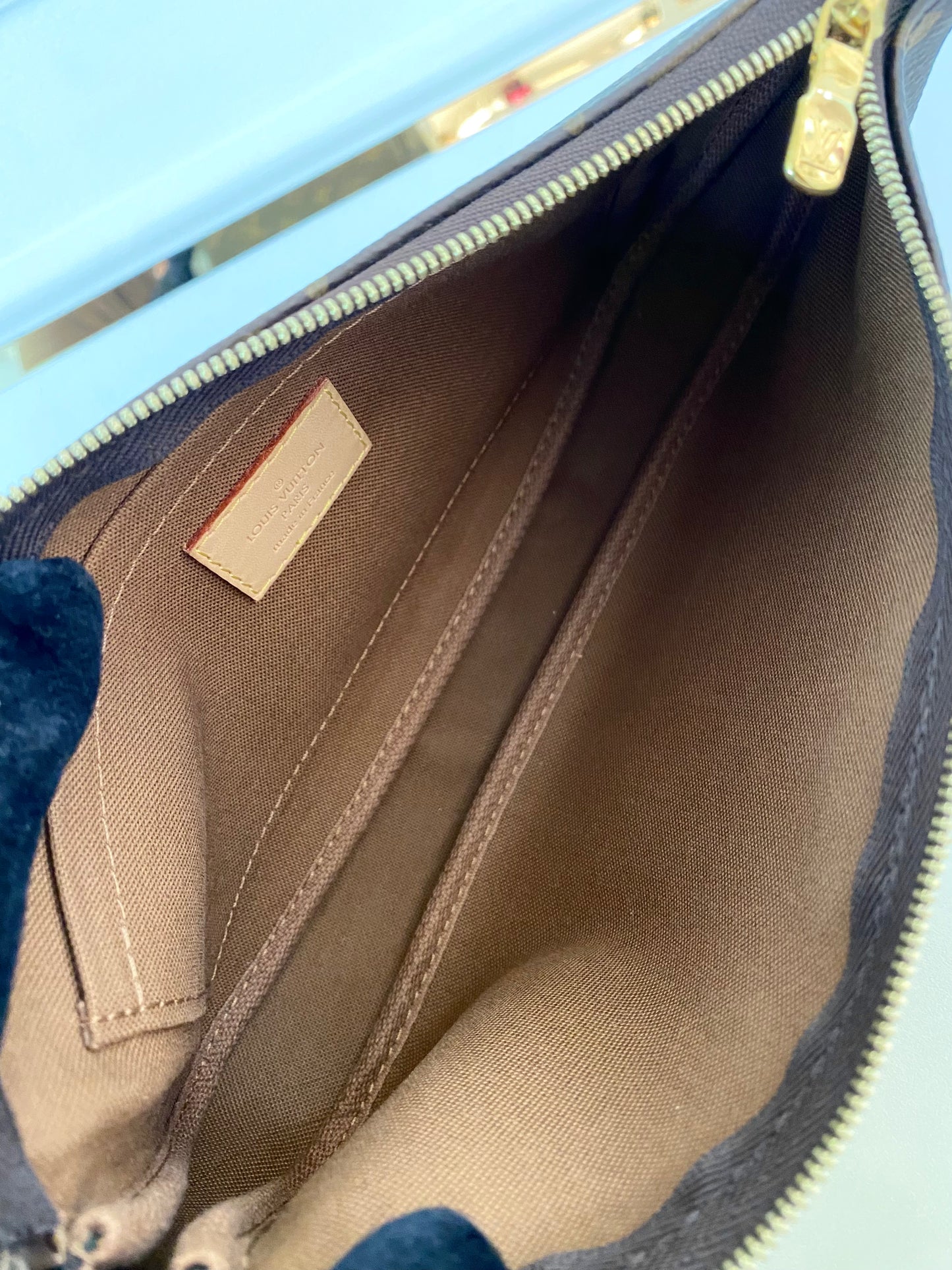 LOUIS VUITTON Multi Pochette Monogram Pink Strap