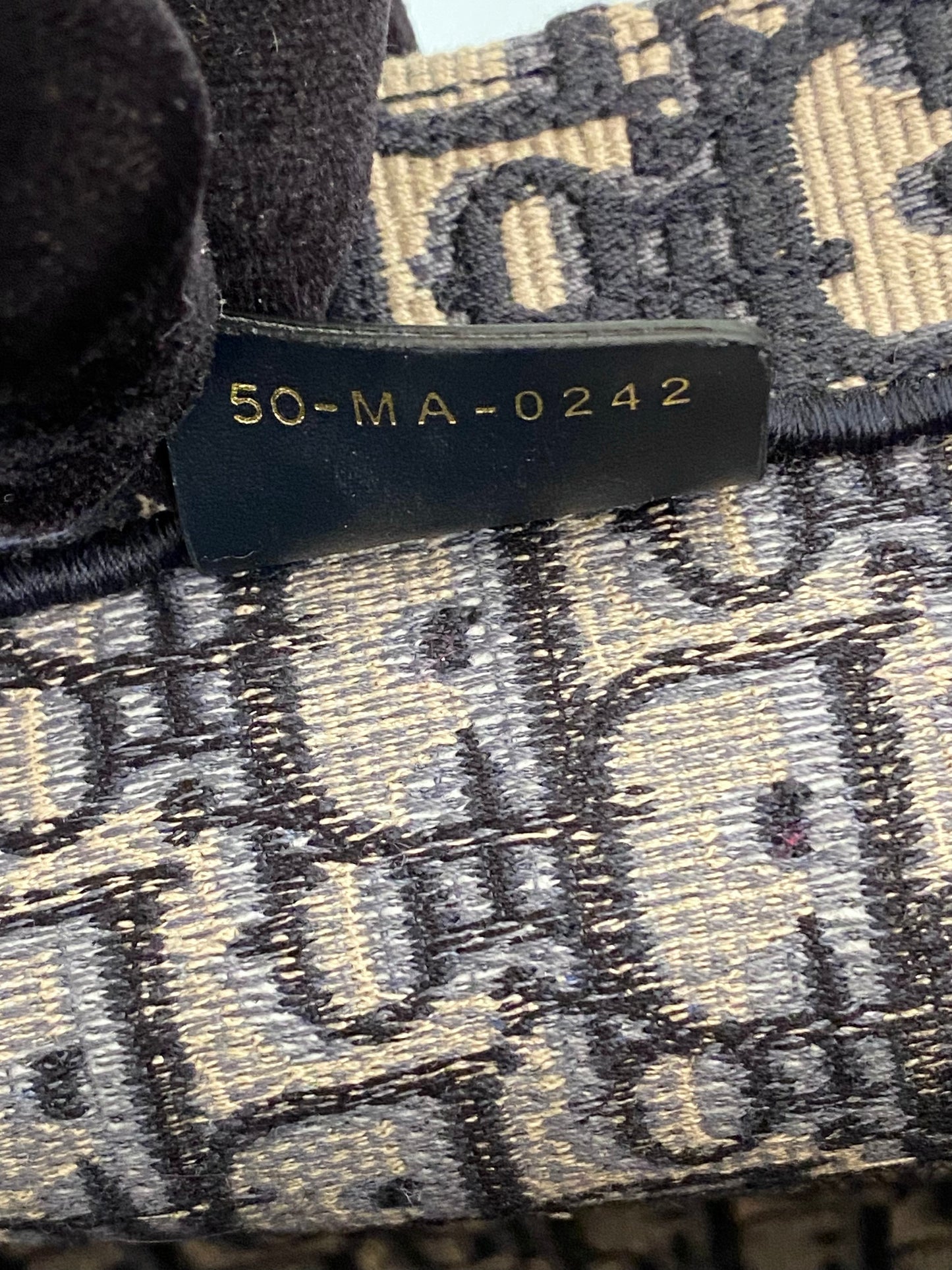 DIOR Blue Oblique Booktote Medium Size
