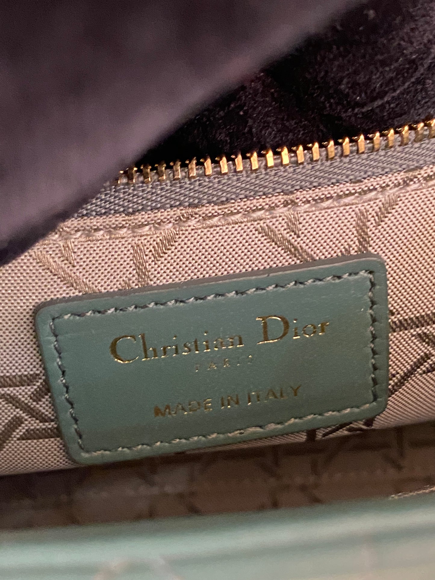 Lady D Small Cannage Lambskin SHW