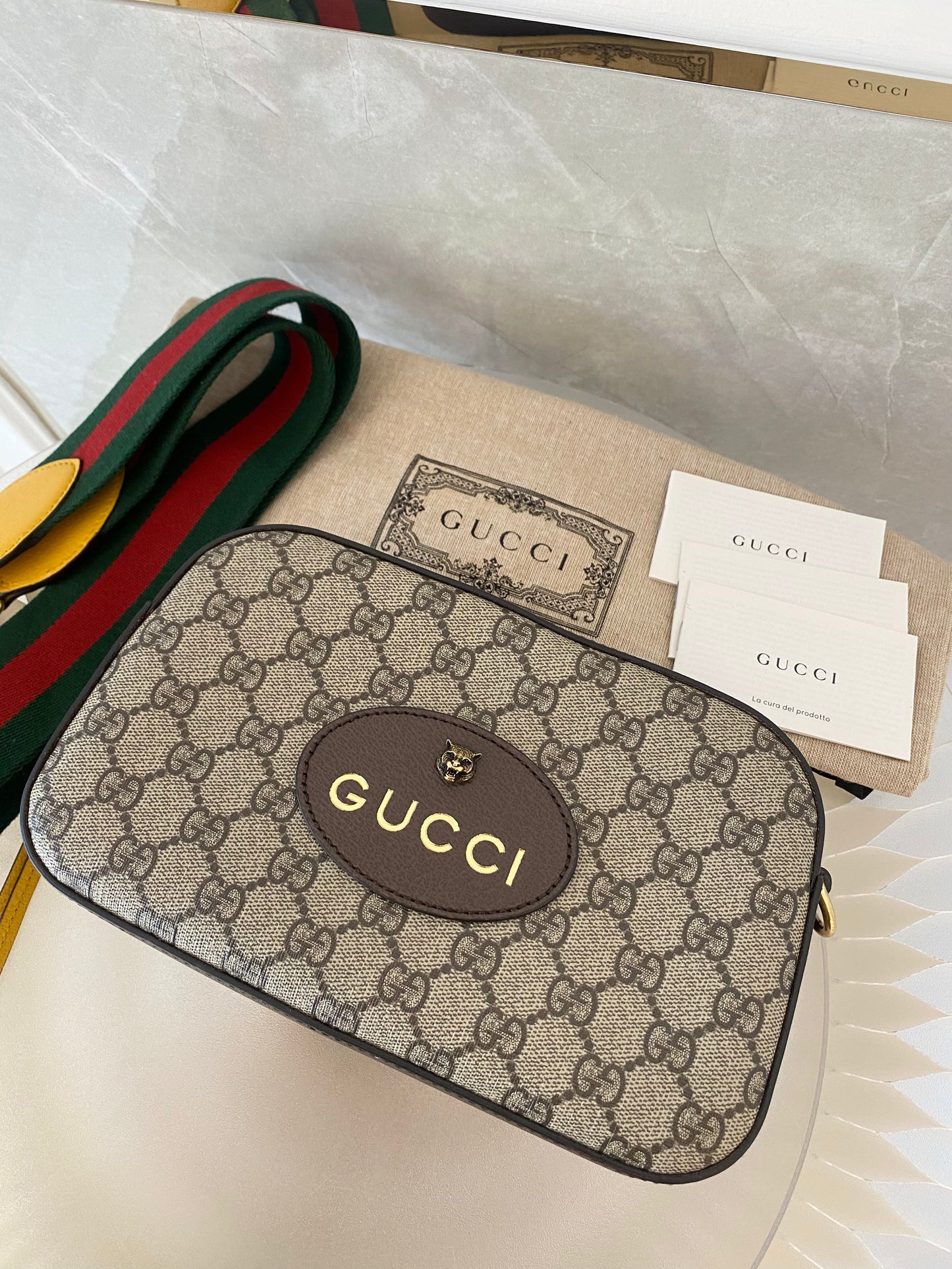 GUCCI Neo Vintage Supreme Canvas Bag