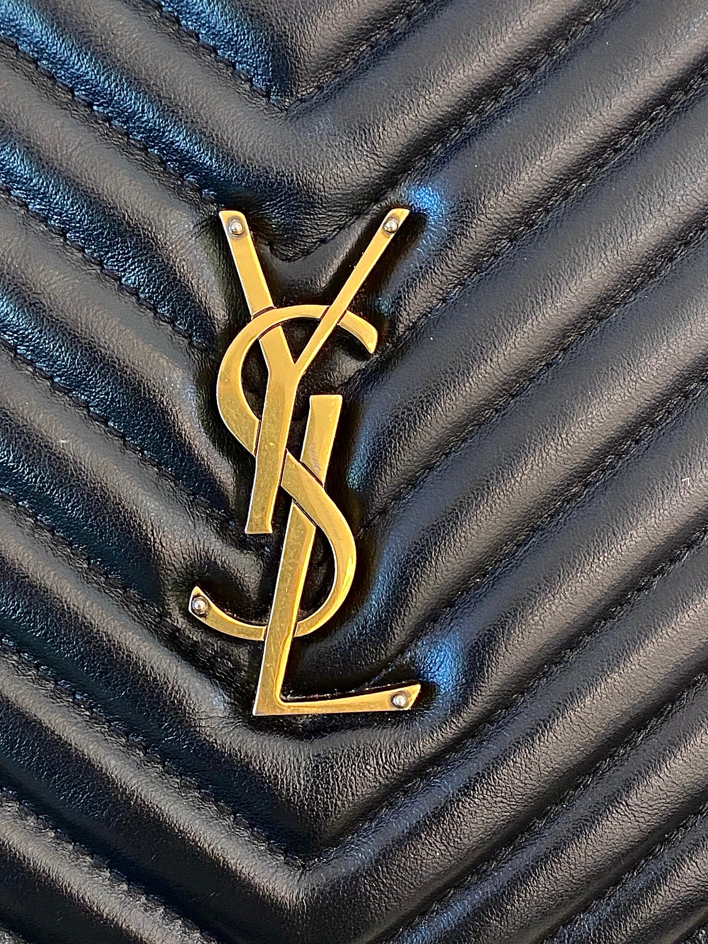 Yves Saint Laurent Lou Camera Black Quilted Calf Leather GHW Bag