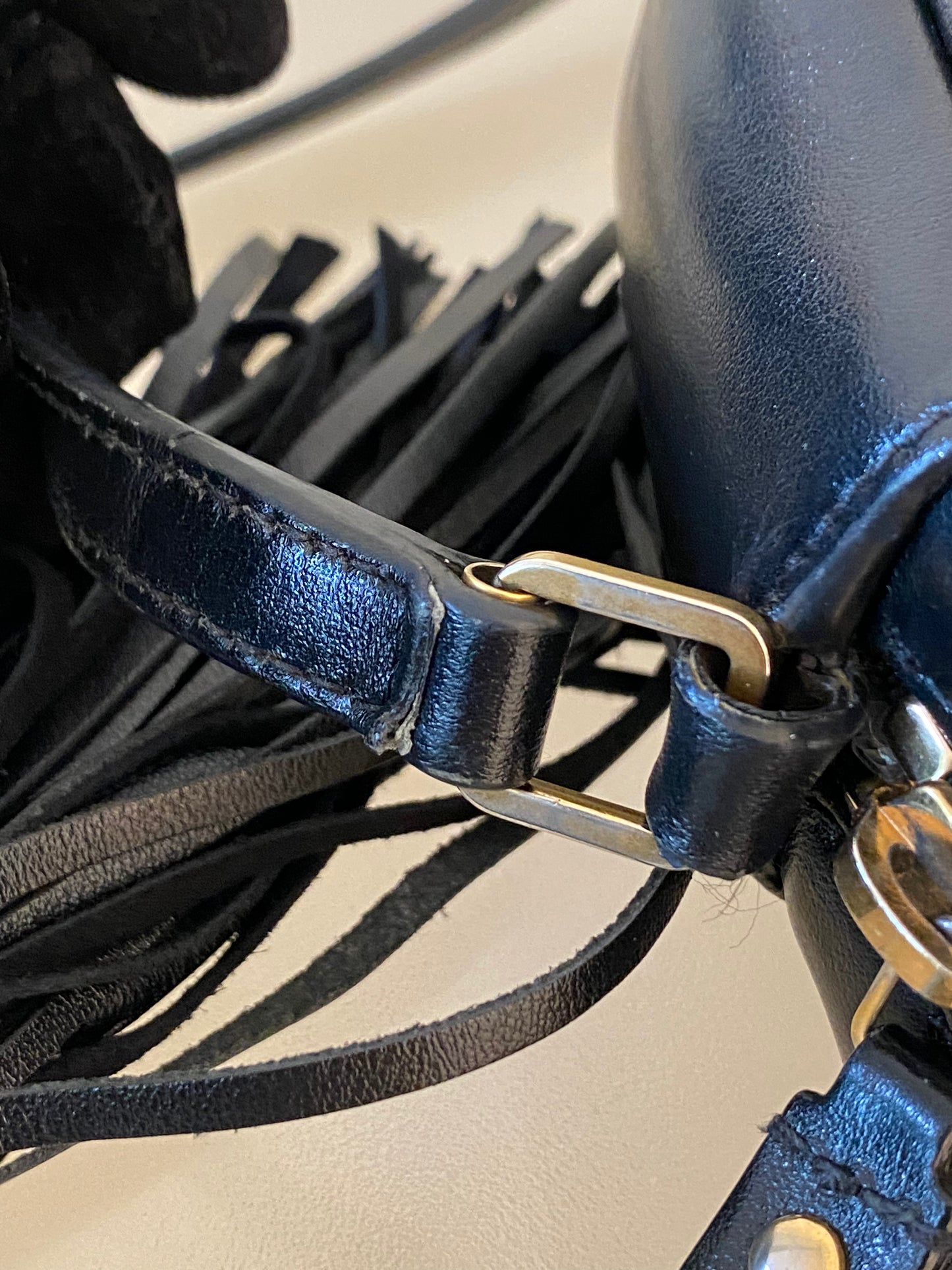 Yves Saint Laurent Lou Camera Black Quilted Calf Leather GHW Bag