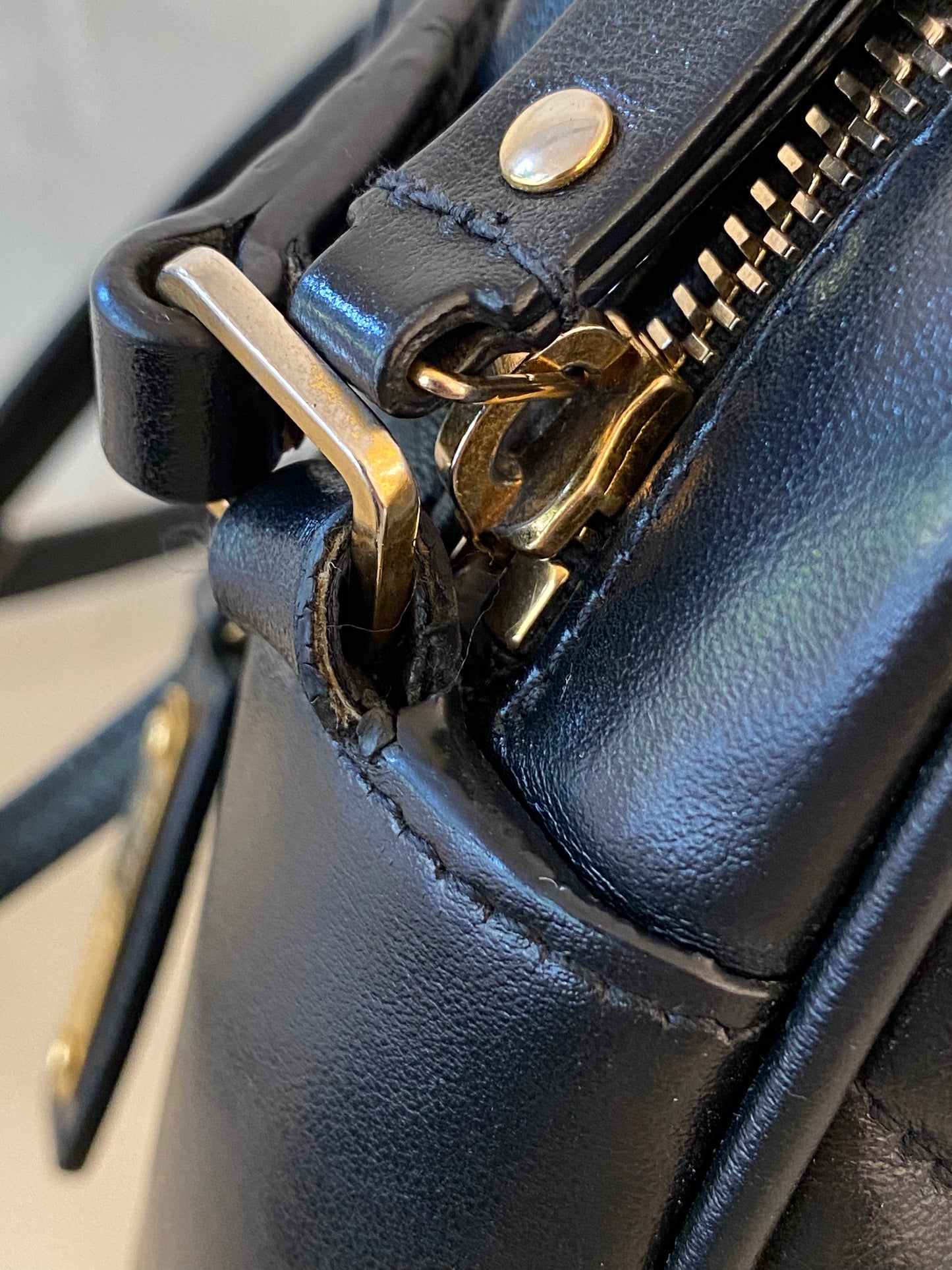 Yves Saint Laurent Lou Camera Black Quilted Calf Leather GHW Bag
