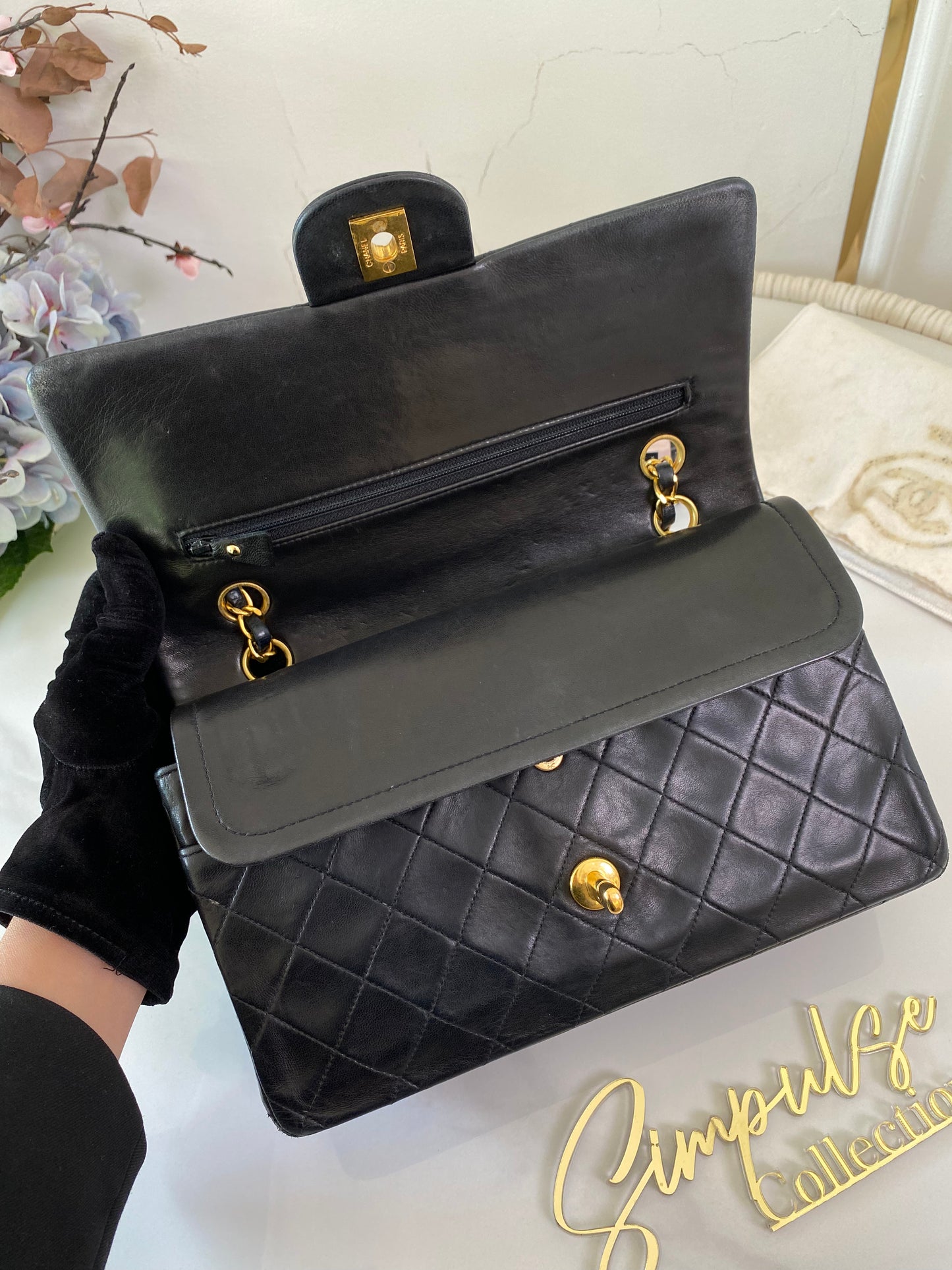 Chanel Medium Double Flap Lambskin GHW